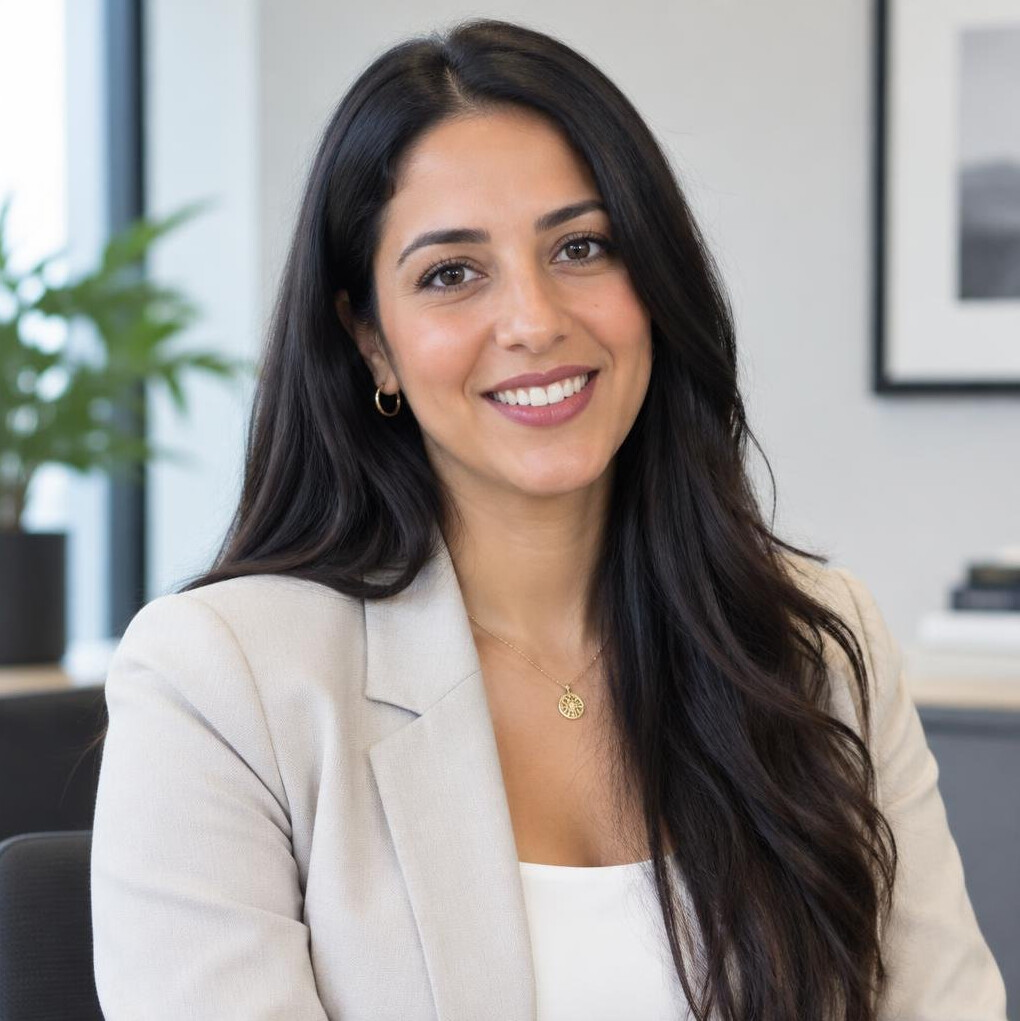 Portrait of a young businesswoman smiling
