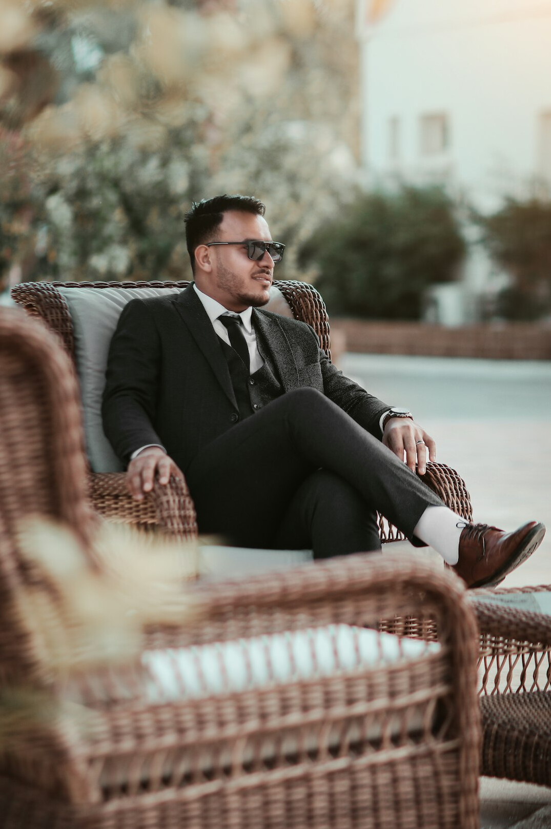 Portrait of a businessman in a suit